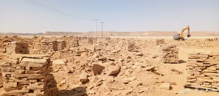 حجر الجوف  يستعمل للممرات والاحواش وبناية البيوت 4