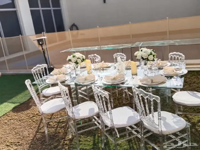 تاجير كراسي وطاولات مستطيله ودائري تاجير دفايات بالكهوجي وصب 7