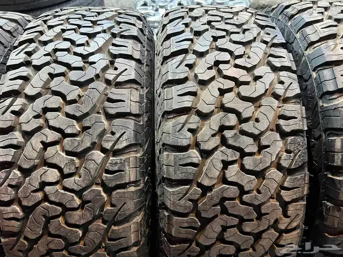 جنوط ميثود خمسه مسمار اصلي مع كفرات نص حجري مقاس 17 27