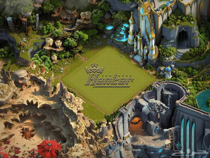 صمم قريتك بطريقتك   كلاش اوف كلانس 8