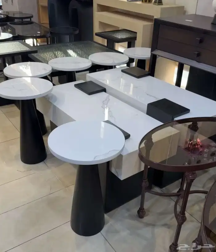 يوجدلدينا تفصيل طاولات ويوجد جاهز وطاولات طعام جاهزة تفصيل 24