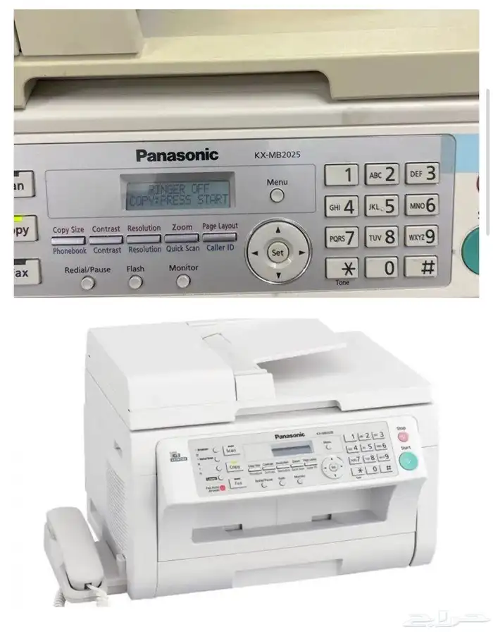 Panasonic فاكس وطباعه ليزر للبيع المستعجل 0