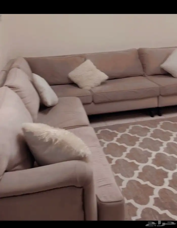 كنب L نظيف للبيع 1