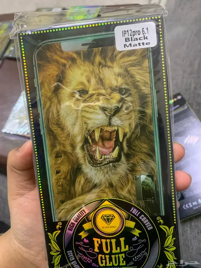 شاشه حمايه فيه مفتوح 7 حبات بس جديد والمسكرين ثمن حبات 3