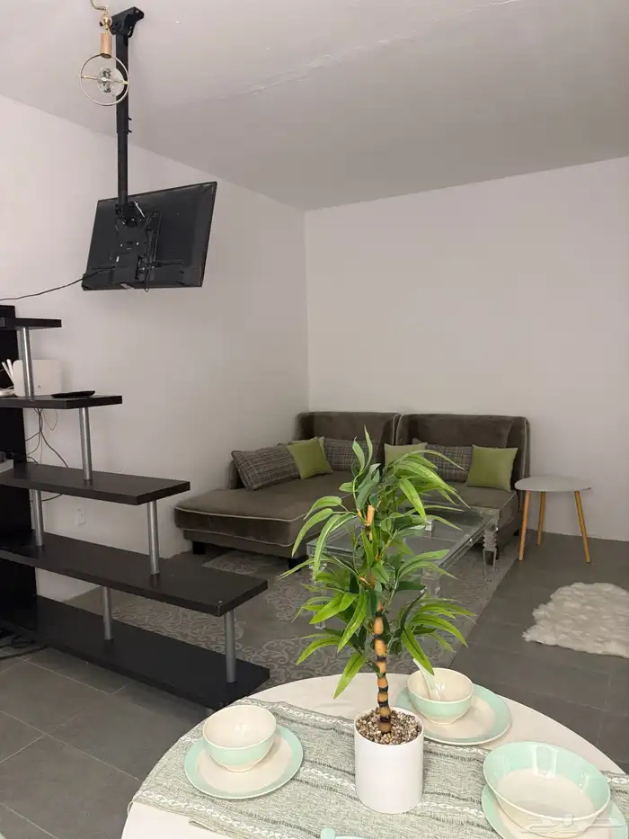 شقة استيديو مفروشه للإيجار اليومي او الشهري ينبع الصناعيه 4