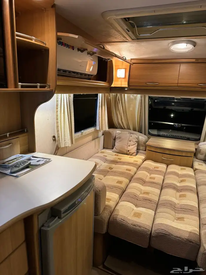 كرفان اوربي 5 متر ونص ( نظيف جدا ) 48