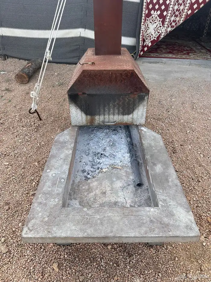 مشب نار متنقل 0