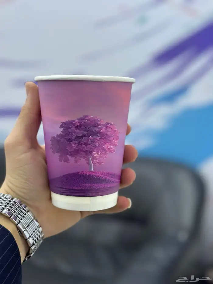 طباعة اكواب ورقية طباعة ملونة كميات قليلة مقاسات مختلفة 4