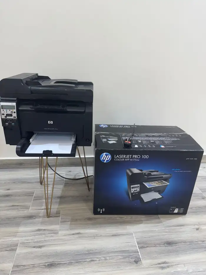 طابعة hp ليزر برو 100 0
