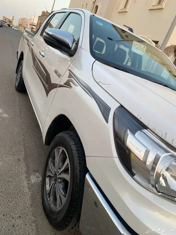 هايلوكس 2018 فل كامل وكاله ممشى 53الف مخزن بدون دبل 19