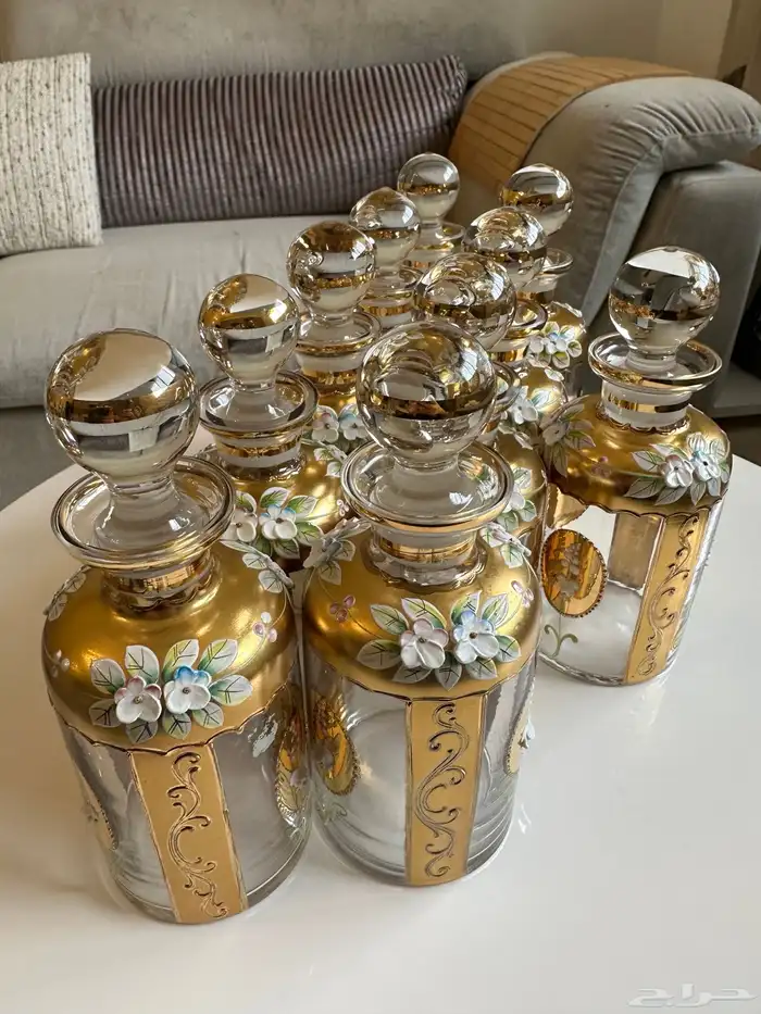 قوارير دهن عطرية كريستال بوهيمي 3