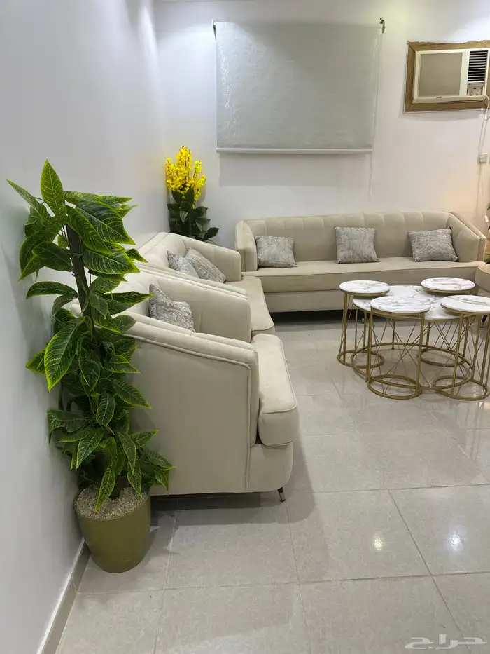 كنب اخو الجديد قطع بالطاوله والتحف الي معه 0