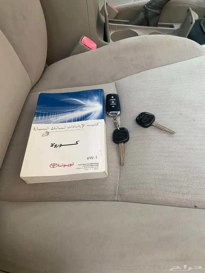 ( تم البيع )كورولا 2009 مخزن 72 الف كيلو قير عايدي 17