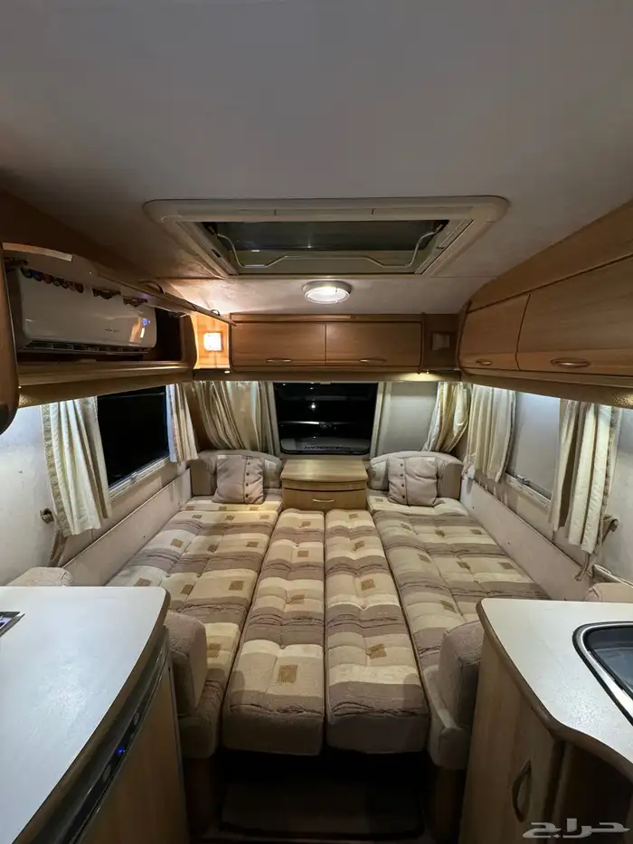 كرفان اوربي 5 متر ونص ( نظيف جدا ) 47