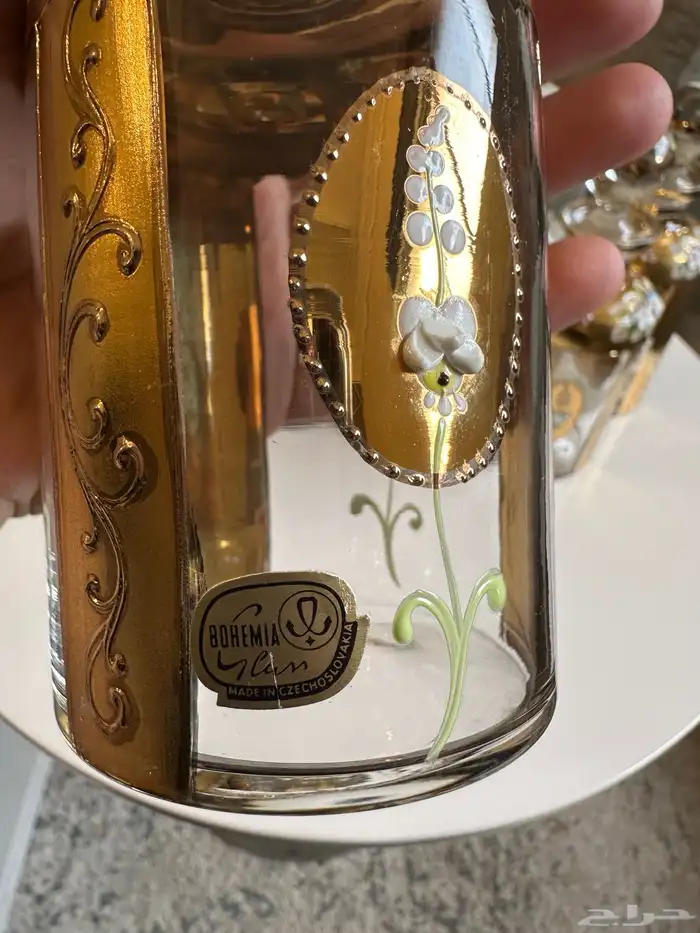 قوارير دهن عطرية كريستال بوهيمي 4