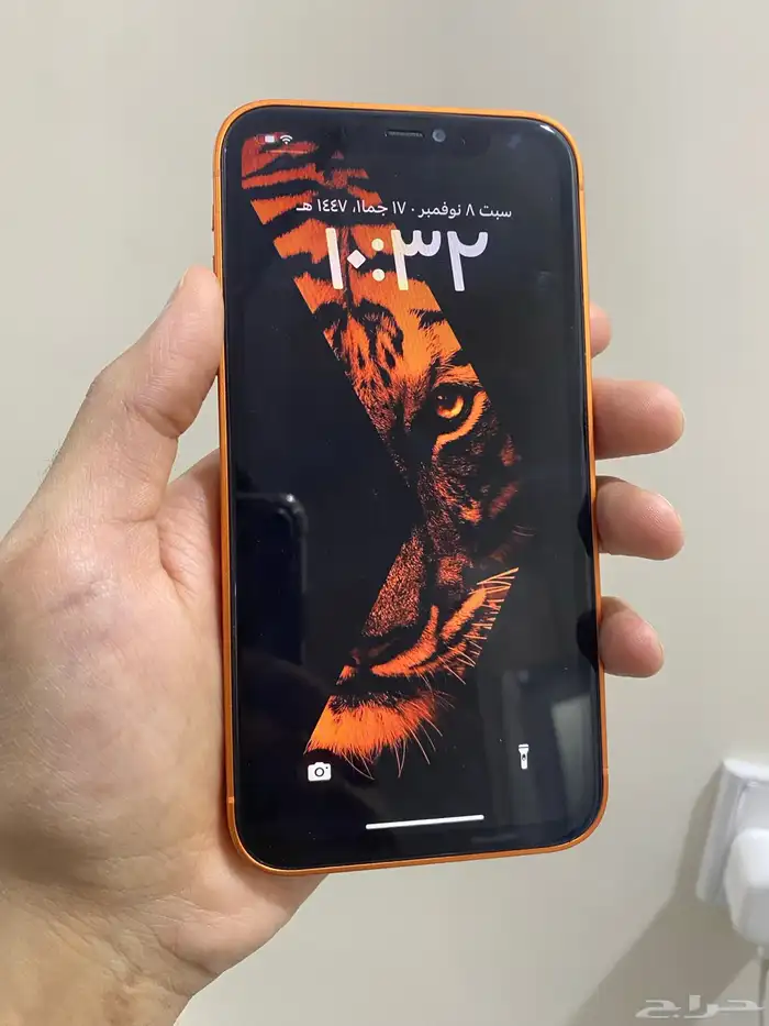 (تم البيع) ايفون 11 مرهم 17 برو برتقالي 128 قيقا 1