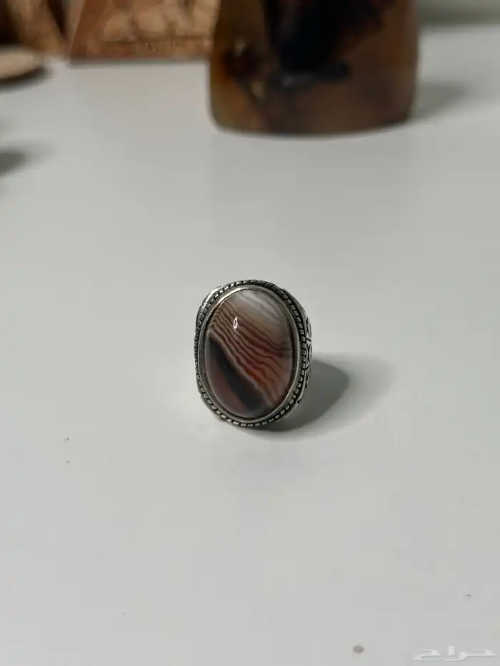 خواتم عقيق نوادر الاندوسي بصياغه انتيمون للبيع جمله فقط 21