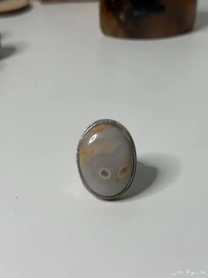 خواتم عقيق نوادر الاندوسي بصياغه انتيمون للبيع جمله فقط 22