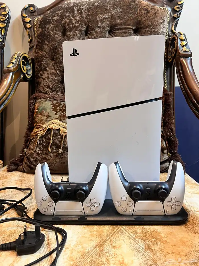 سوني 5 سليم مع يدين وقاعدة التبريد واسلاكه 1