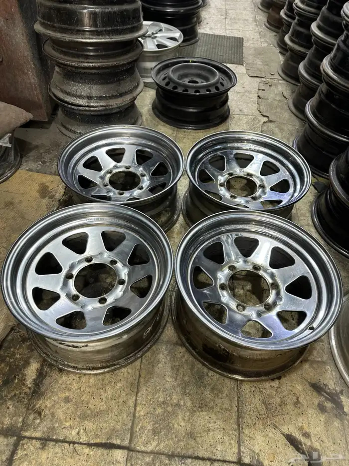 جنوط نيسان نيكل مقاس 15 اصلي وكاله 7