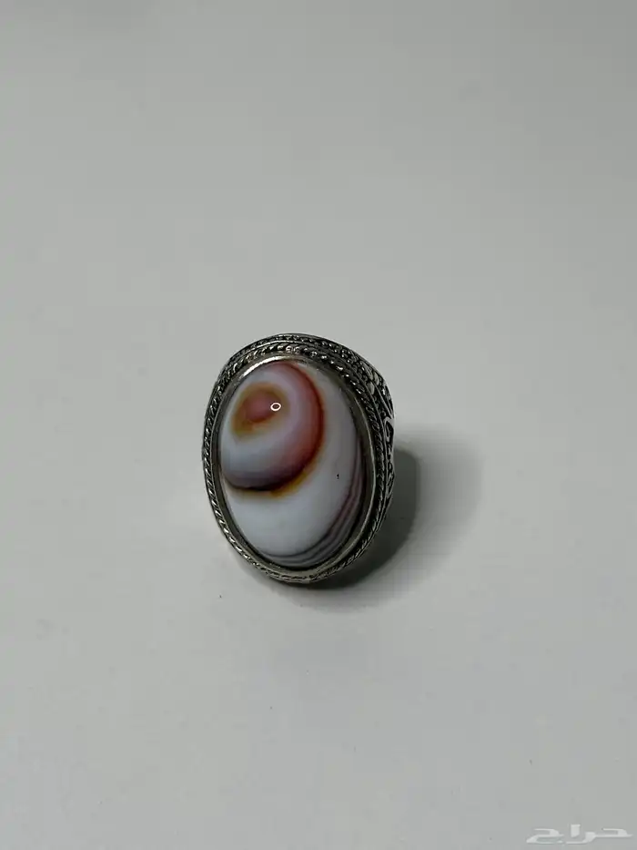 خواتم عقيق نوادر الاندوسي بصياغه انتيمون للبيع جمله فقط 6