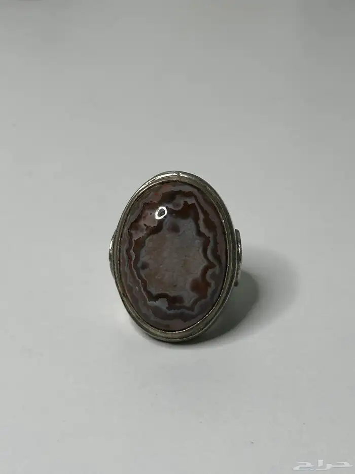 خواتم عقيق نوادر الاندوسي بصياغه انتيمون للبيع جمله فقط 4