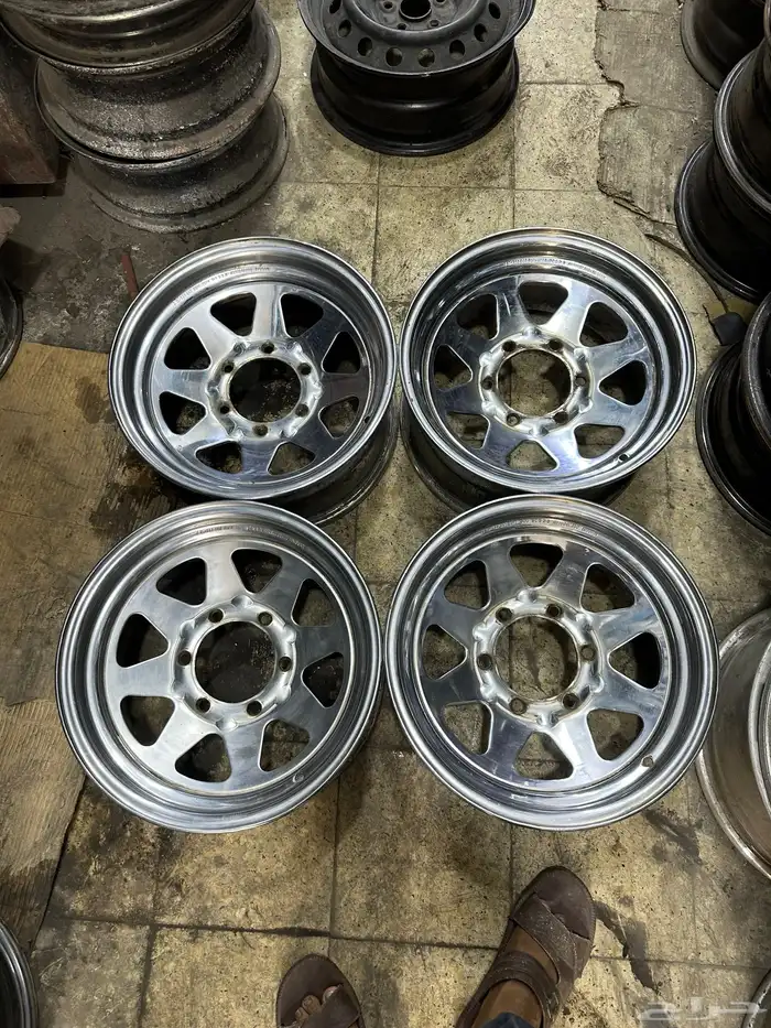 جنوط نيسان نيكل مقاس 15 اصلي وكاله 0