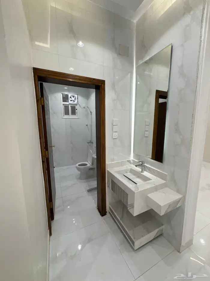 للبيع بالمحاله خلف حديقه المليون شقه دور أرضي بمدخل سياره 17