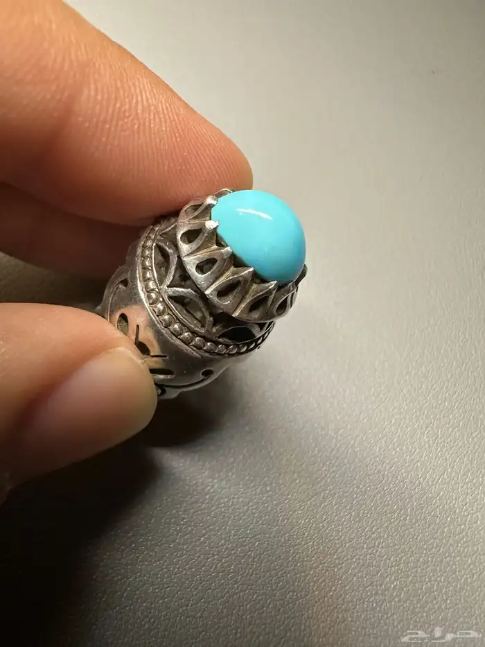 خاتم فيروز نيشابوري صافي 0