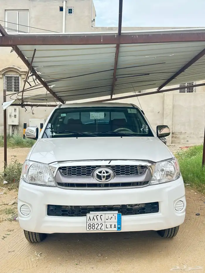 هايلوكس 2010 شد بلد يحمل لوحه مكرر 16