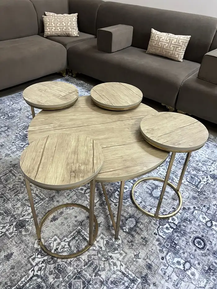 لدي  كنب6 4 فرشه 5 4 طاوله وسط مع 4طاولات خدمه للبييع 6