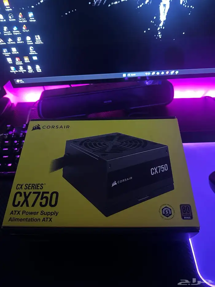 كرت شاشة rtx 4060 مع باور سبلاي مستعمل 0