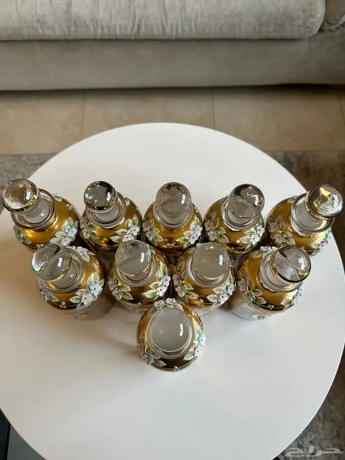 قوارير دهن عطرية كريستال بوهيمي 2