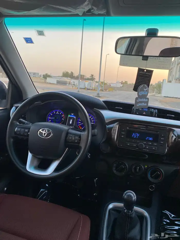 هايلوكس 2018 فل كامل وكاله ممشى 53الف مخزن بدون دبل 13