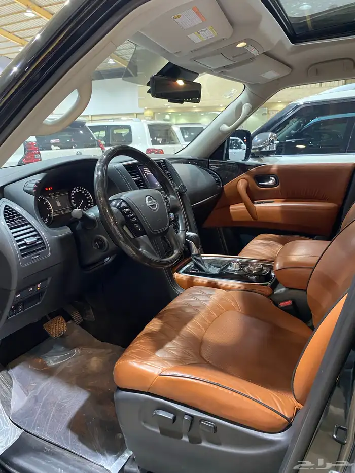 للبيع نيسان باترول 2021 بلاتينيوم فل كامل سعودي عداد 105الف 10