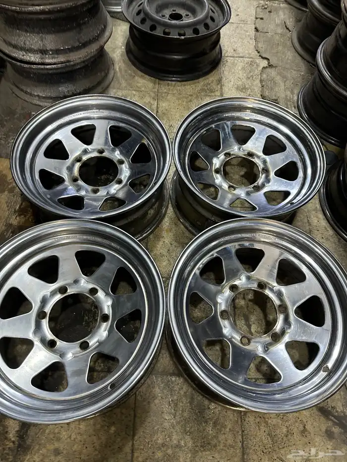 جنوط نيسان نيكل مقاس 15 اصلي وكاله 8