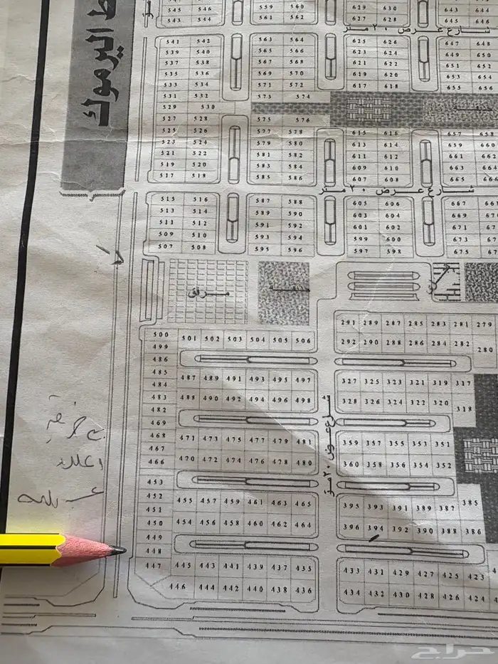 للبيع ارض تجاري حي اليرموك مليون 200 0