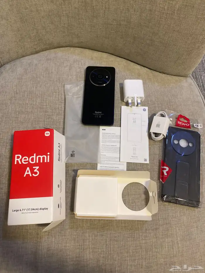 جوال redmi a3 جديد بكراتينه 1