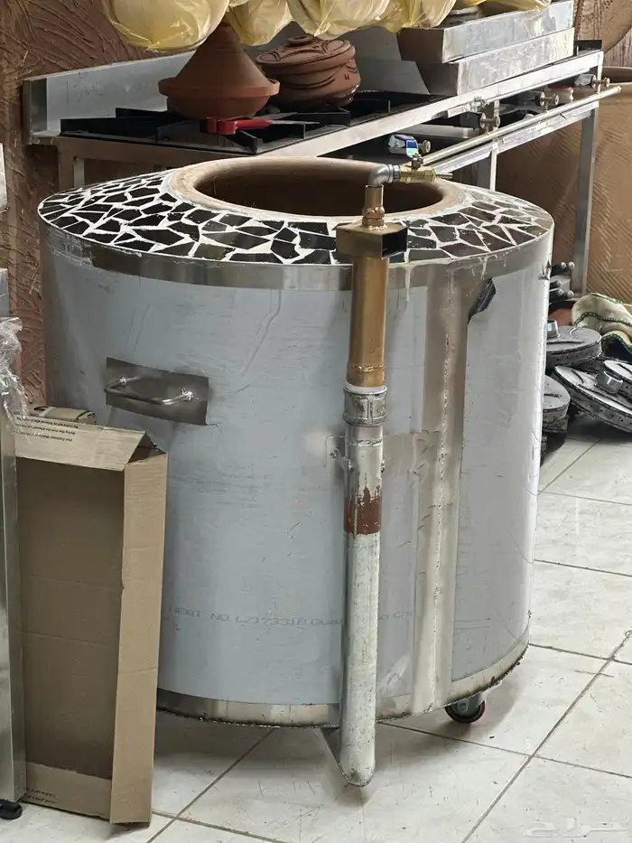 تنور التمس صاج أستيل والتنور اليمني الملوح معدات مطاعم 16