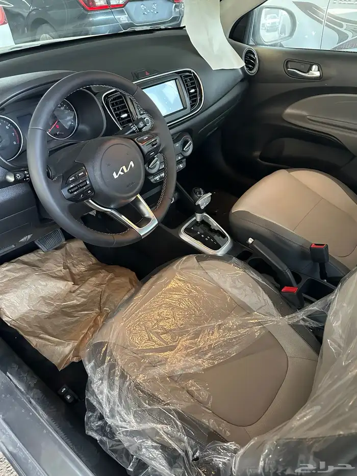 كيا بيجاس فل كامل فتحه لون رصاصي موديل 2025 5