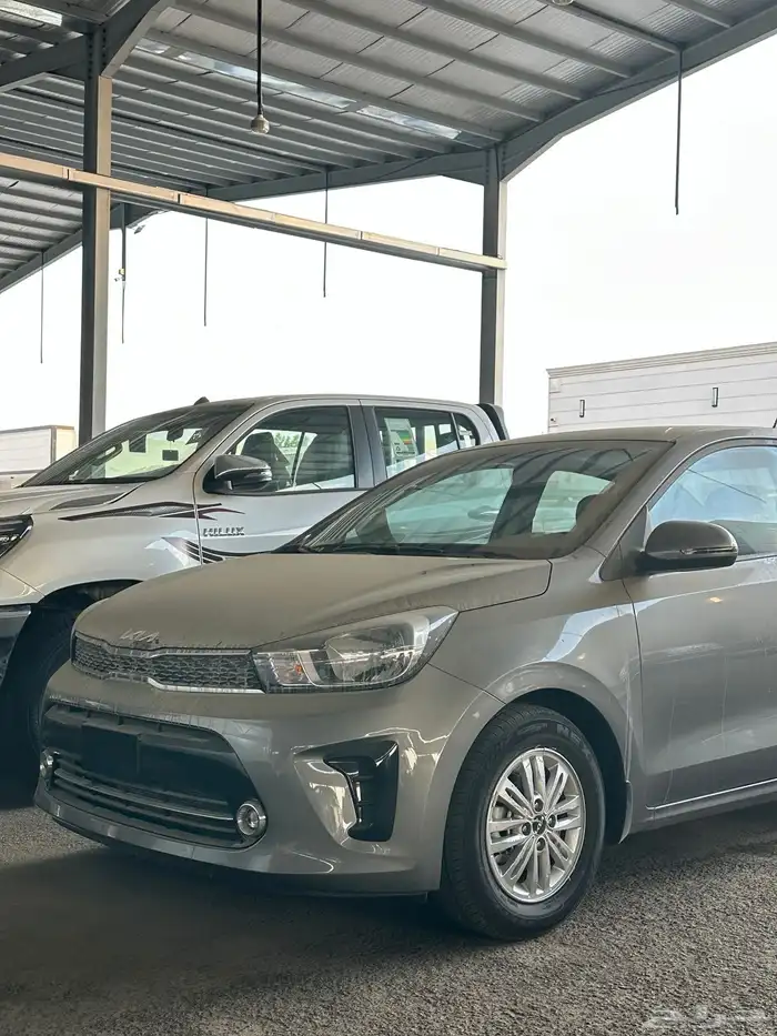 كيا بيجاس فل كامل فتحه لون رصاصي موديل 2025 3