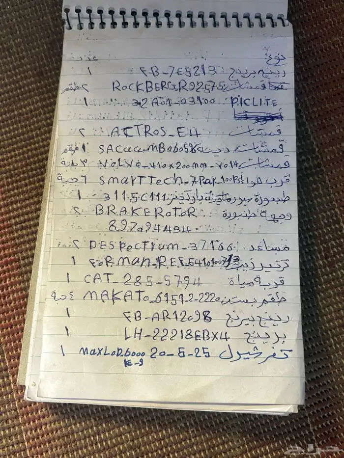 قطع غيار وفلاتر معدات ثقيله 12