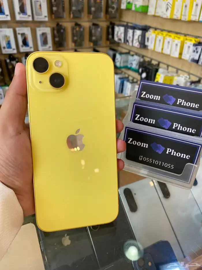 ايفون 14 ابلس لون اصفر 0