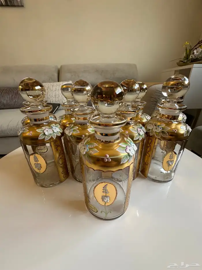 قوارير دهن عطرية كريستال بوهيمي 0