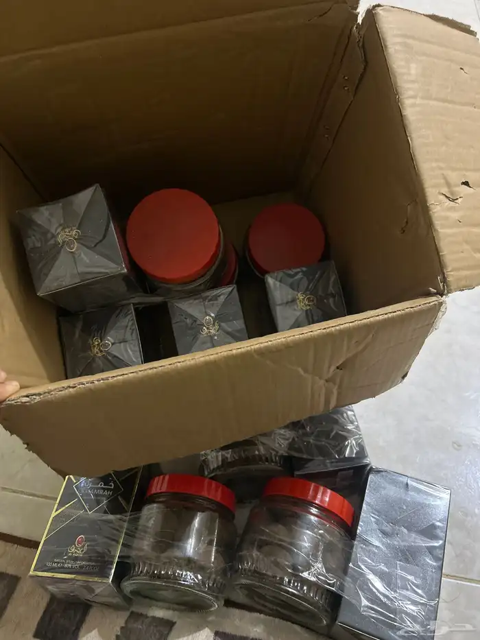 معمول دوسري شغل جنوب للبيع ست علب بخور مع عطر هديه 1