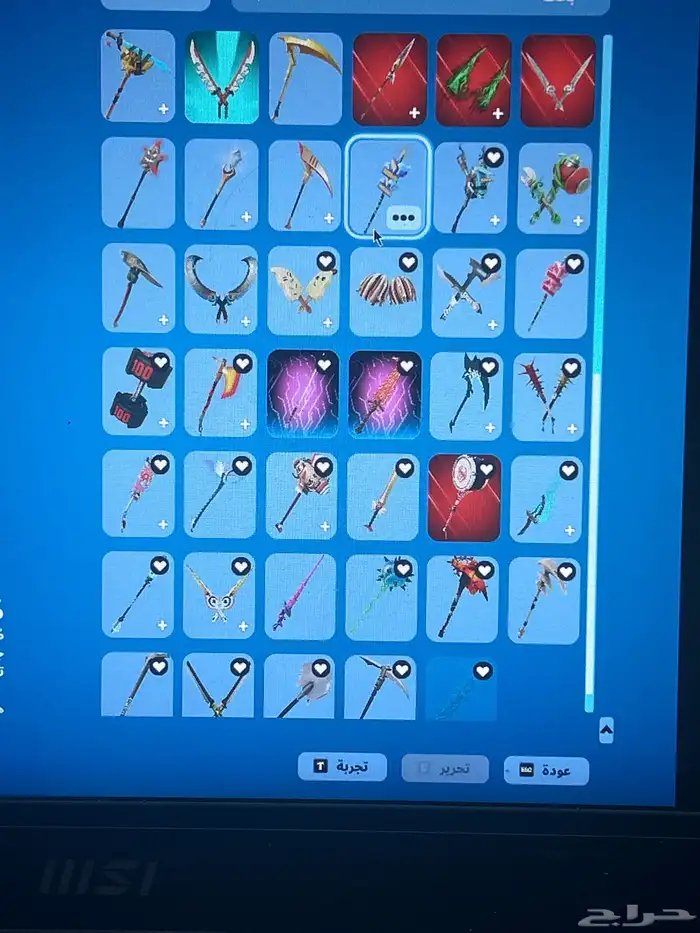 حساب فورت نايت شبه نادر بي 100 5