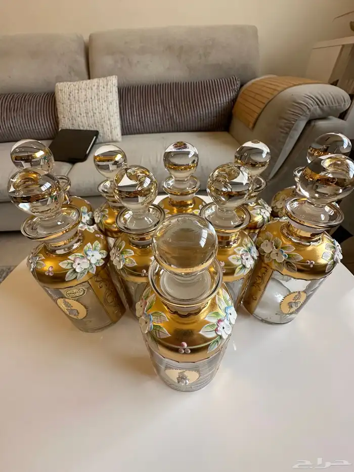 قوارير دهن عطرية كريستال بوهيمي 1