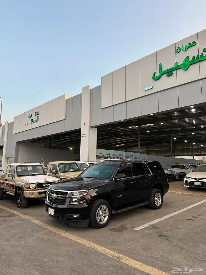 تاهو 2015 اسود بدون دبل ماشي 347 الف 2