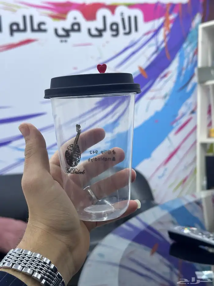 طباعة اكواب ورقية طباعة ملونة كميات قليلة مقاسات مختلفة 7