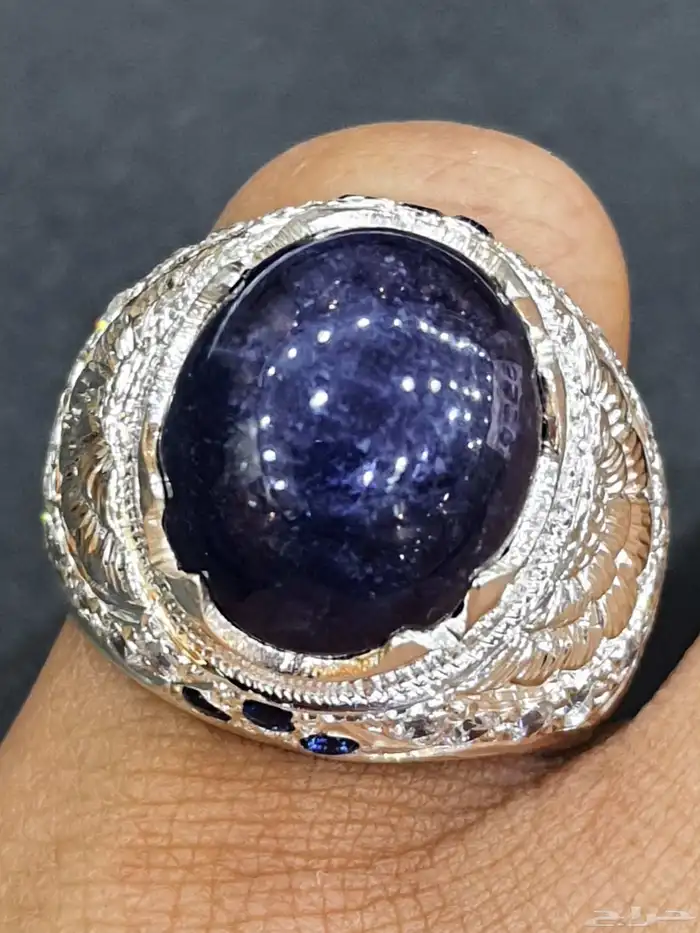 خاتم زفير افريقي طبيعي 0